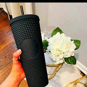 🌟 Starbucks Tumbler 🌟 Studded Black Matte